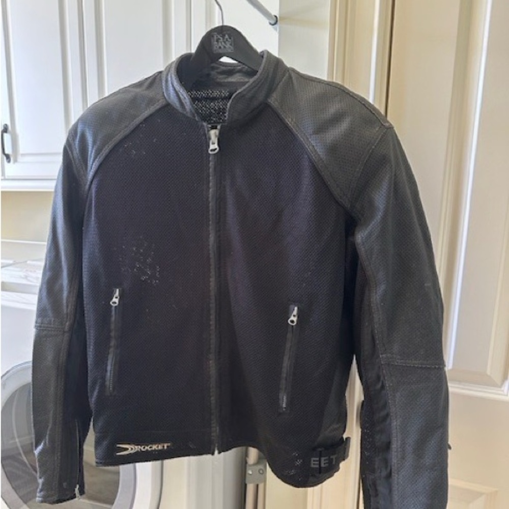 Joe Rocket Motorcycle Jacket Mens Black
